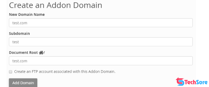 Add Domain