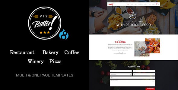 Butter WordPress Restaurant Theme