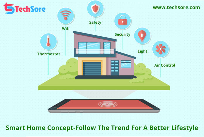 Smart Home Concept-Follow the Trend For A Better Lifestyle